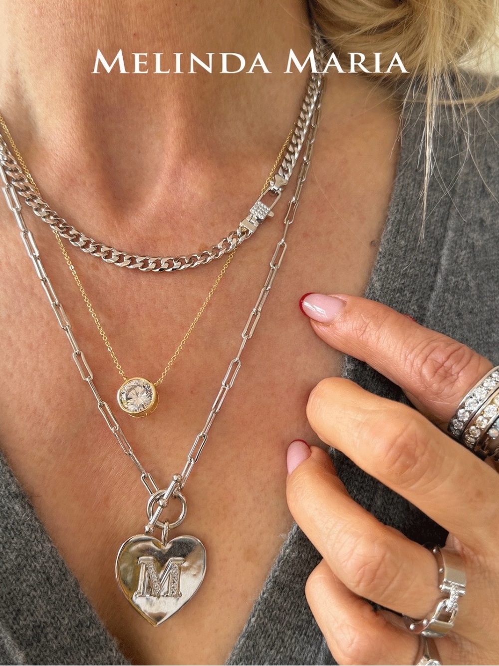 SALE 🎉 Melinda Maria Julian Cuban Chain - Picture 3 of 6